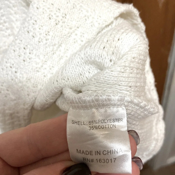 Princess Polly Ivory Textured Crop Top - Picture 3 of 6